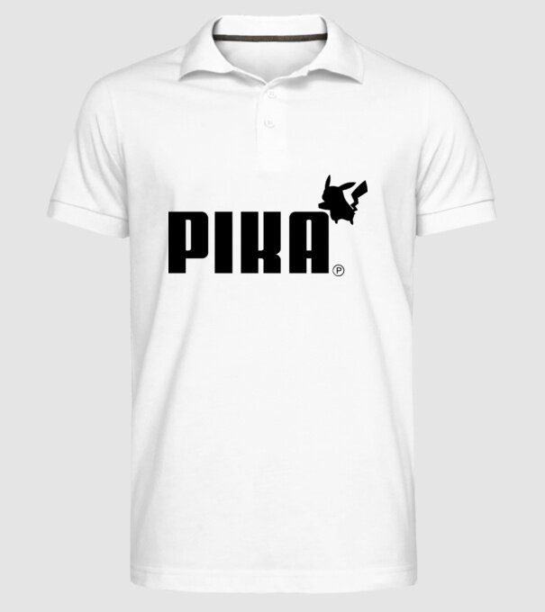 Puma Pikachu model alb pe tricou