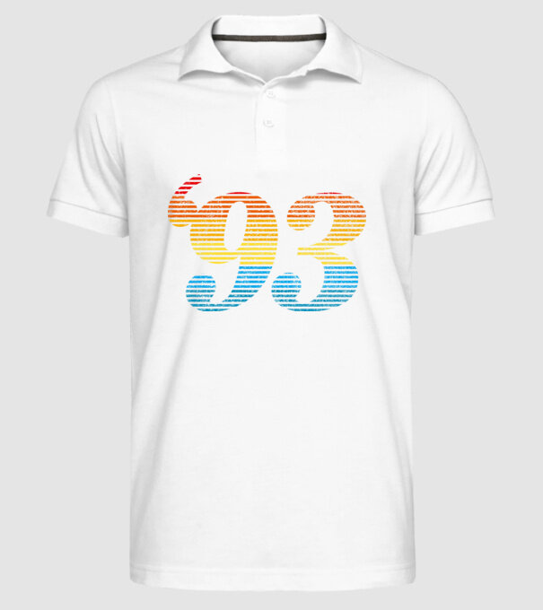 Retro Birthday 1993 model alb pe tricou