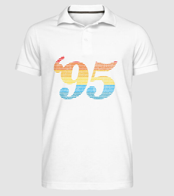 Retro Birthday 1995 model alb pe tricou