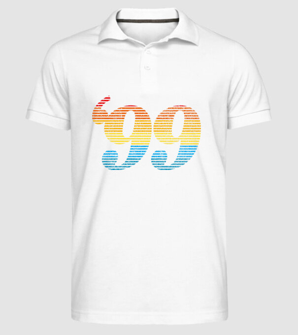 Retro Birthday 1999 model alb pe tricou