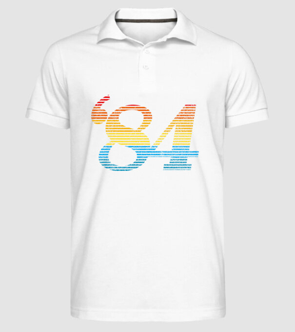 Retro Birthday 1984 model alb pe tricou