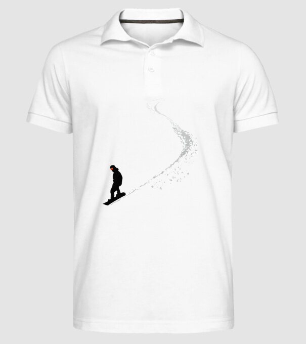 Slope Pantă model alb pe tricou