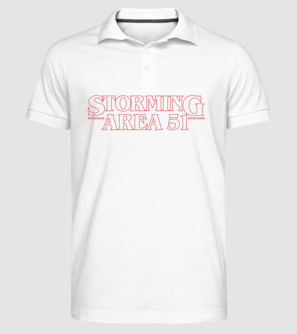 storming area 51 things outline model alb pe tricou