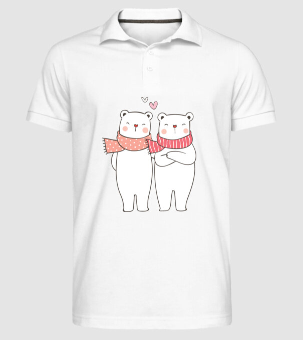 URȘI ÎNDRĂGOSTIȚI 4 model alb pe tricou