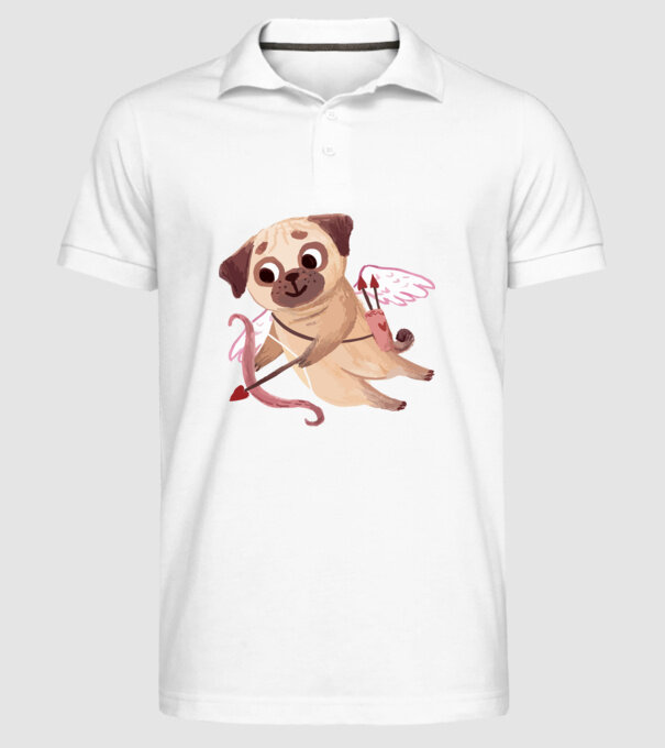 MOPȘI ÎNDRĂGOSTIȚI 3 model alb pe tricou