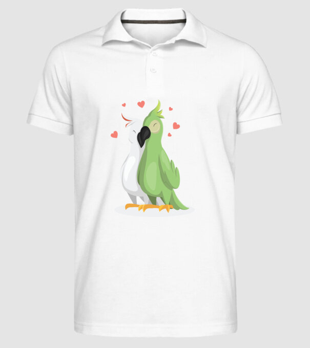LENEȘI ÎNDRĂGOSTIȚI model alb pe tricou