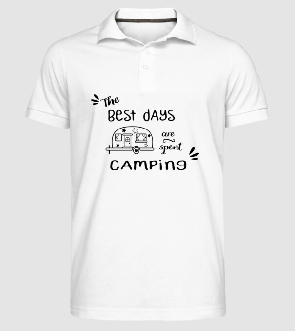 The best days model alb pe tricou