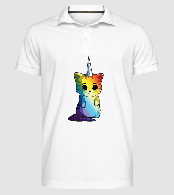 Unicat model alb pe tricou