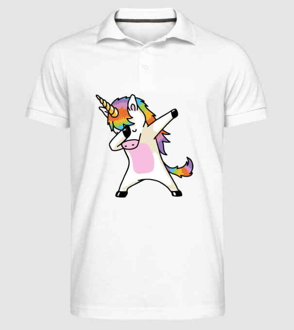UNIDAB model alb pe tricou
