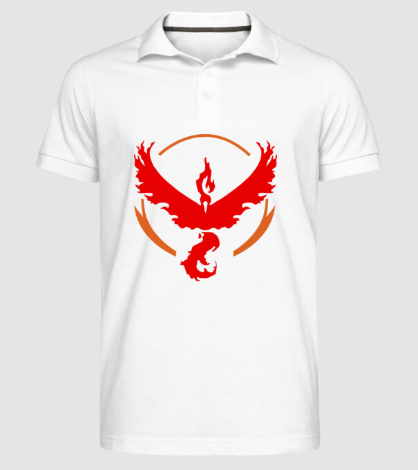 Valor team logo model alb pe tricou