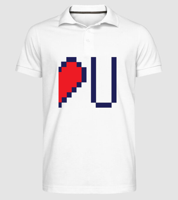 Love You 2nd part model alb pe tricou