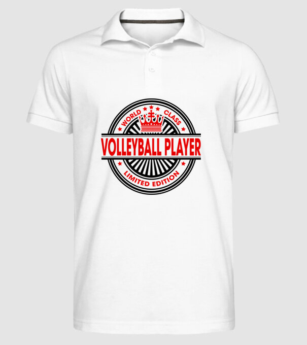 World class VOLEIBALIST model alb pe tricou