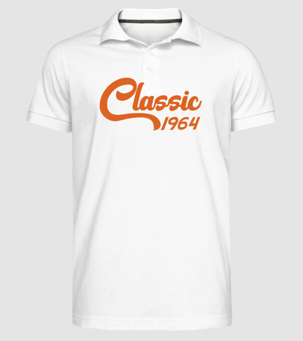 1964 Classic model alb pe tricou