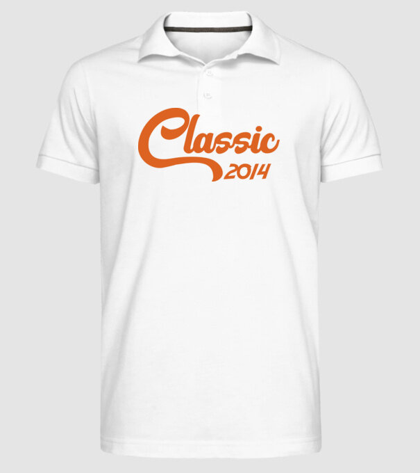 2014 Classic model alb pe tricou