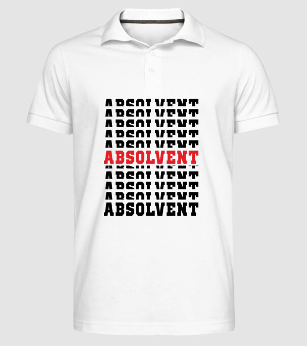 absolvent 2022 model alb pe tricou
