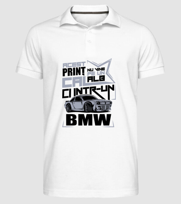 Acest prinț nu vine pe un cal alb, ci într-un BMW model alb pe tricou