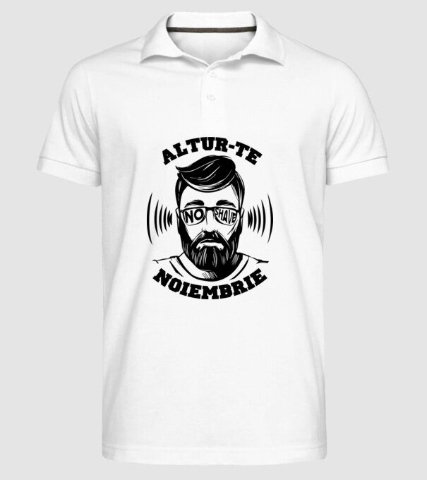 alătură-te - noiembrie model alb pe tricou