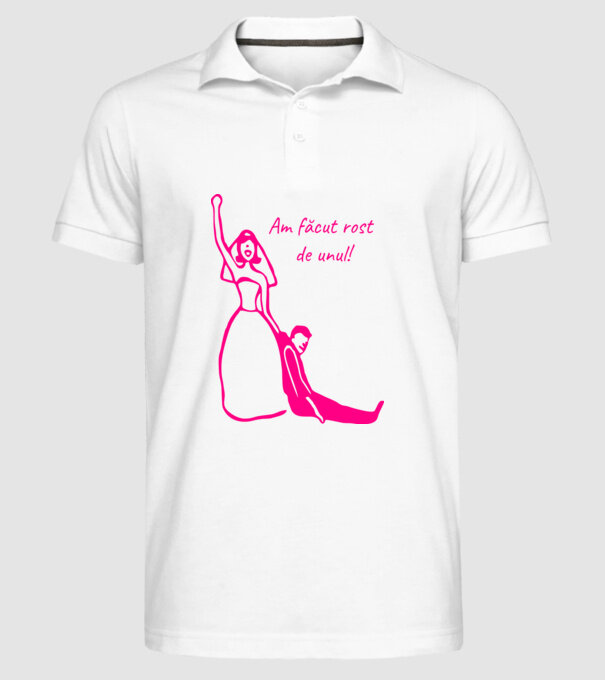 Am făcut rost de unul model alb pe tricou