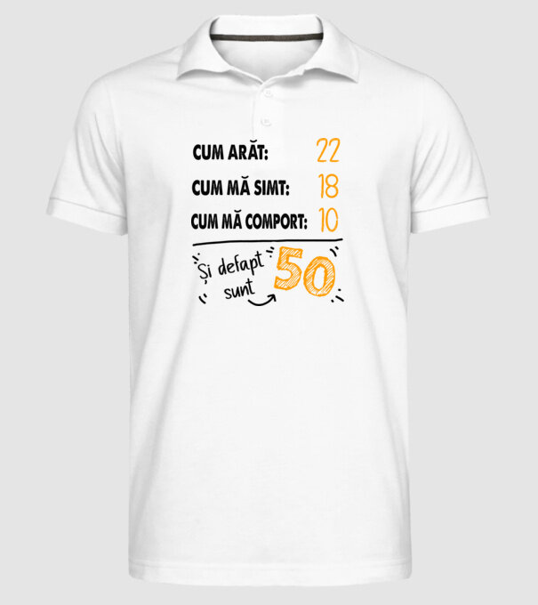 Aspect, senzație, comportament 50 Alb model alb pe tricou