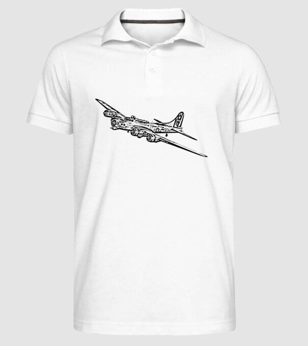 Avioane model alb pe tricou