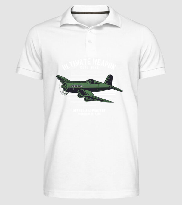 Avioane model alb pe tricou