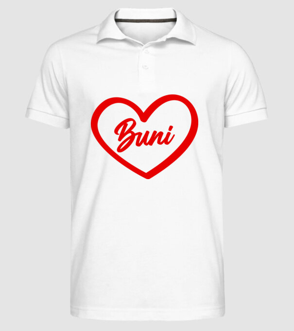 Buni model alb pe tricou