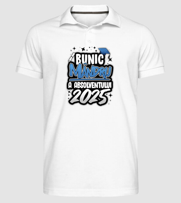 Bunic MÂNDRU a absolventului model alb pe tricou