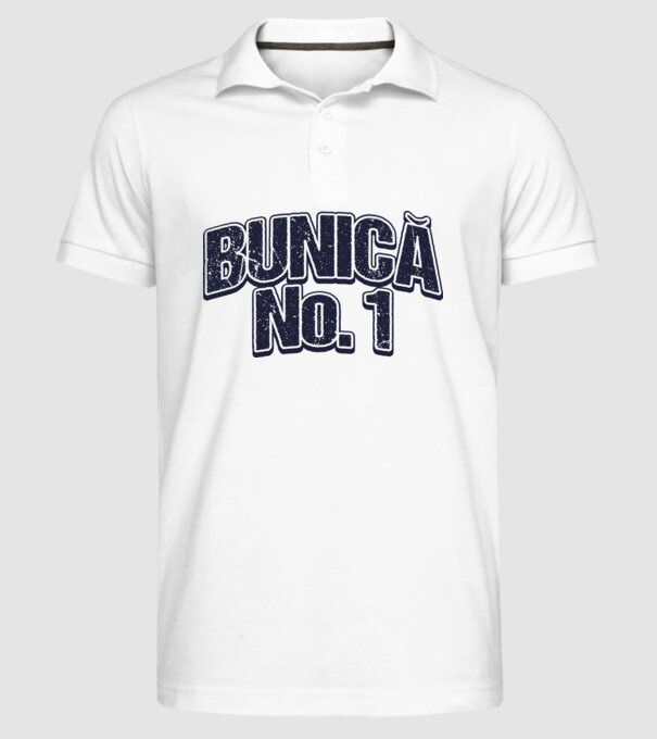 Bunică No.1 model alb pe tricou