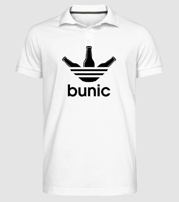 Bunicdidas model alb pe tricou