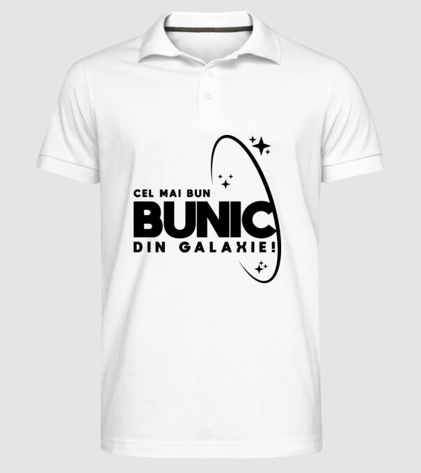 Cel mai bun bunic din Galaxie! model alb pe tricou