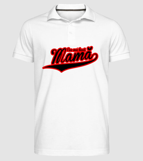 Cea mai bună mamă model alb pe tricou