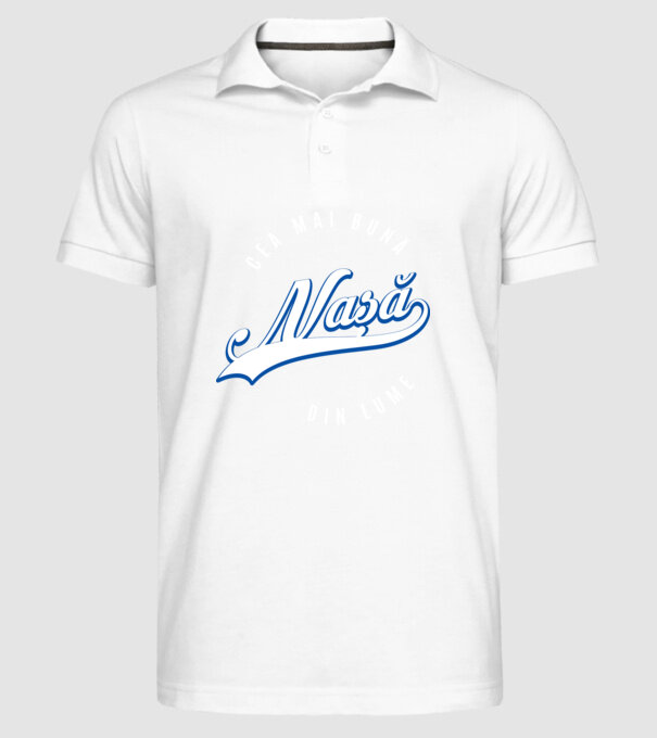 Cea mai bună NAȘĂ din lume model alb pe tricou