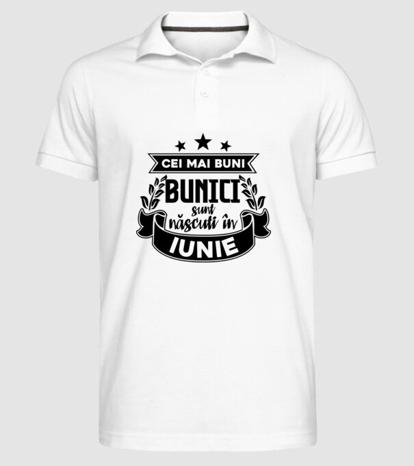 Cei mai BUNI BUNICI sunt născuți în iunie model alb pe tricou