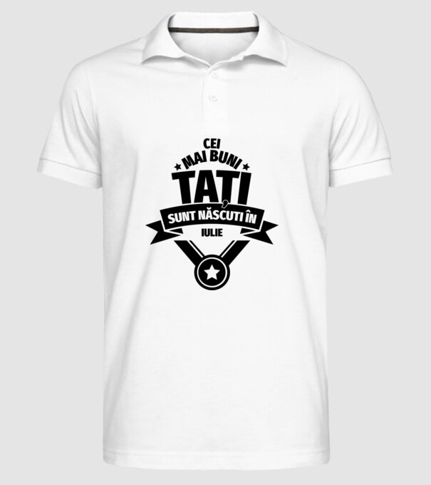 Cei mai buni Tați sunt născuți în martie. model alb pe tricou