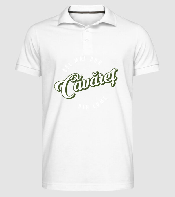 Cel mai bun Căvăret din lume model alb pe tricou