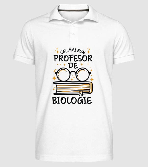 Cel mai profesor biologie model alb pe tricou