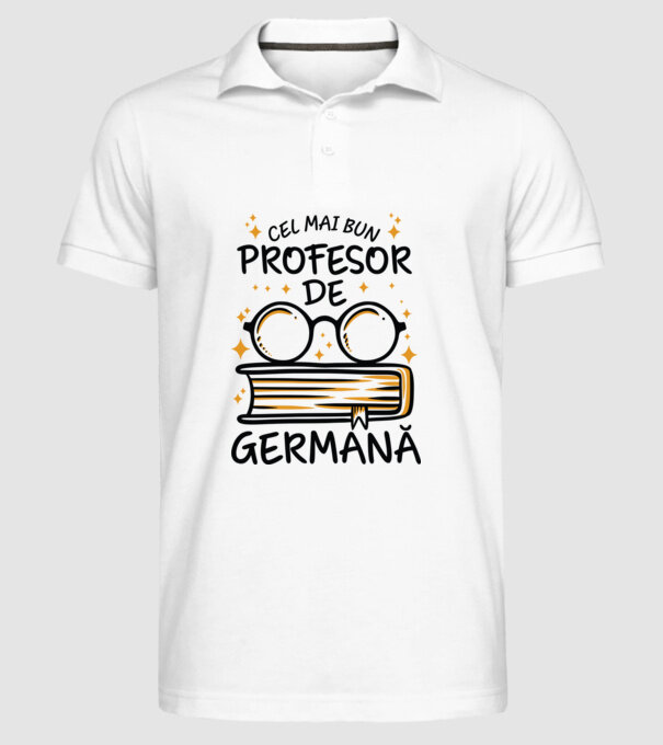 Cel mai profesor germană model alb pe tricou
