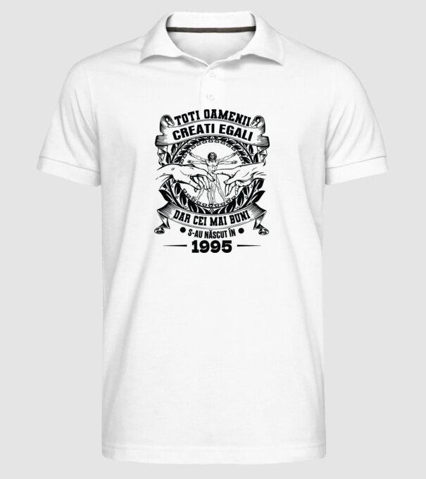 Da Vinci 30 1995 model alb pe tricou