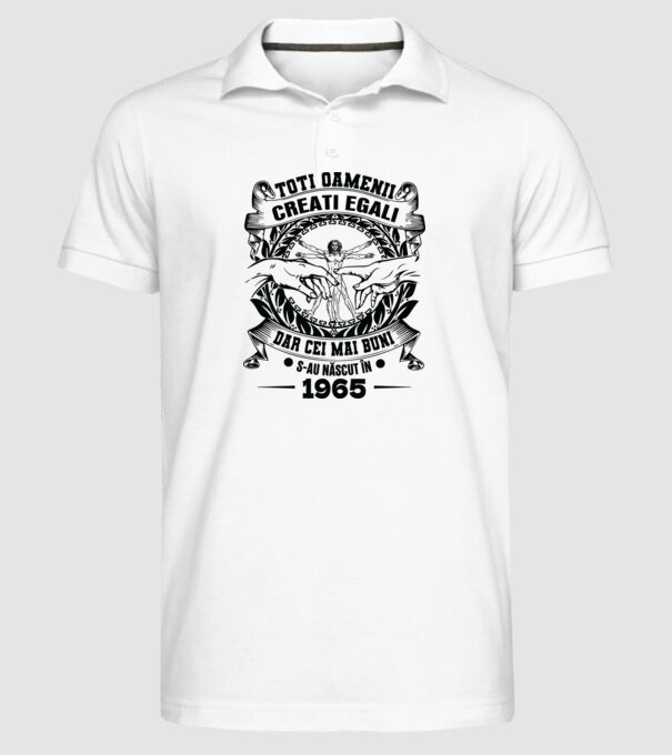 Da Vinci 60 1965 model alb pe tricou