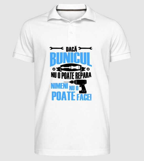 Dacă bunicul nu o poate repara, nimeni nu o poate face model alb pe tricou