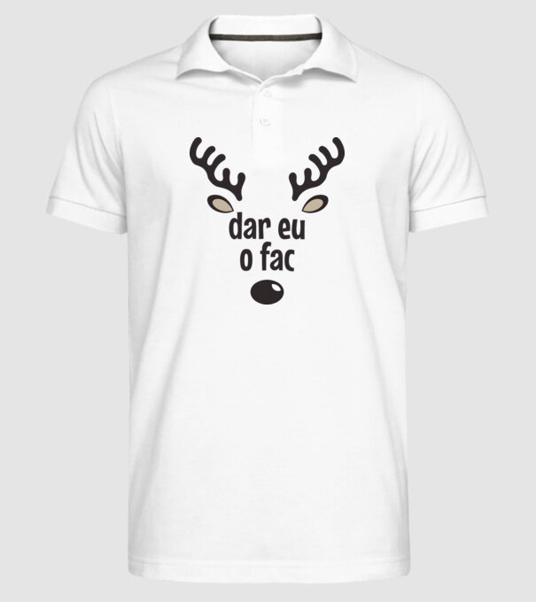 Dar eu o fac crăciun chiar căprioară Alb model alb pe tricou