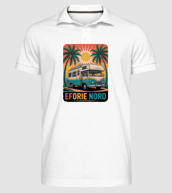 Eforie Nord model alb pe tricou