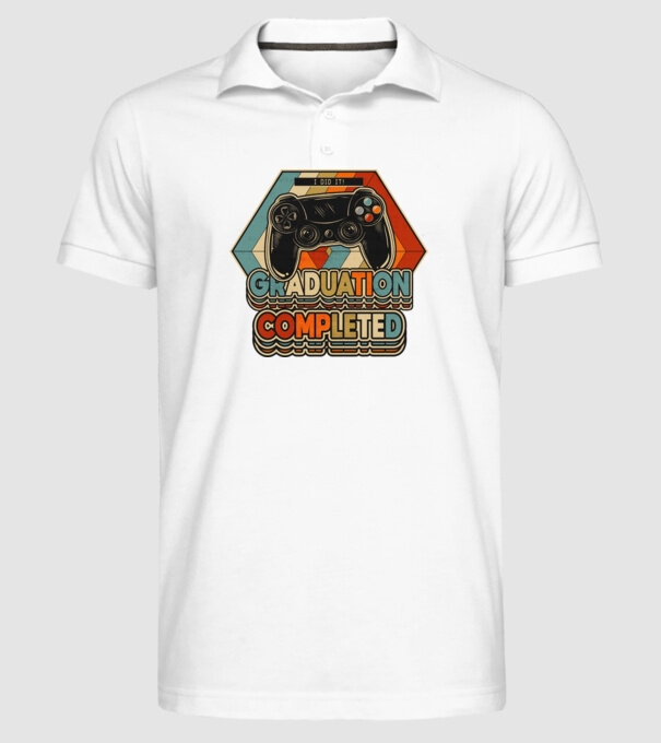 Graduation Completed model alb pe tricou