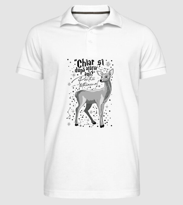 Harry Potter Valentine model alb pe tricou