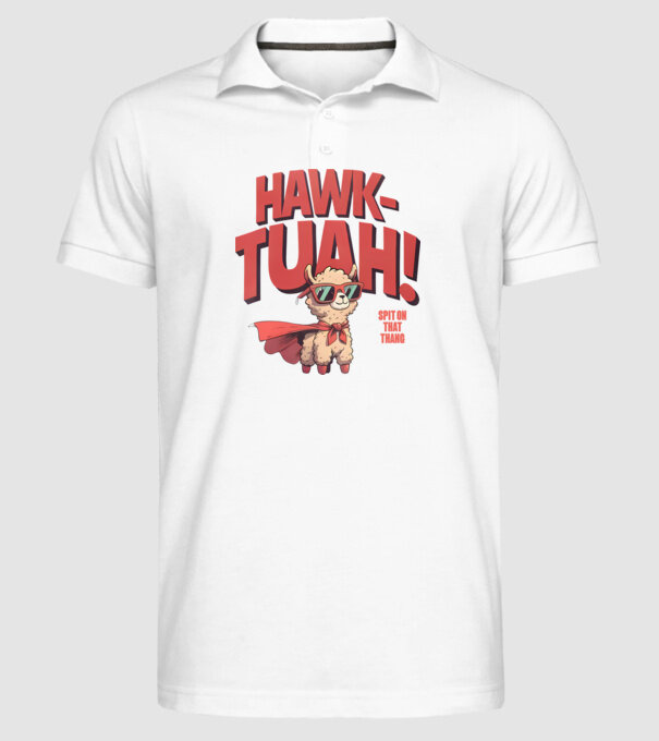 hawk tuah llama spit on that thang model alb pe tricou