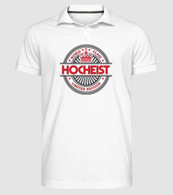 hocheist model alb pe tricou