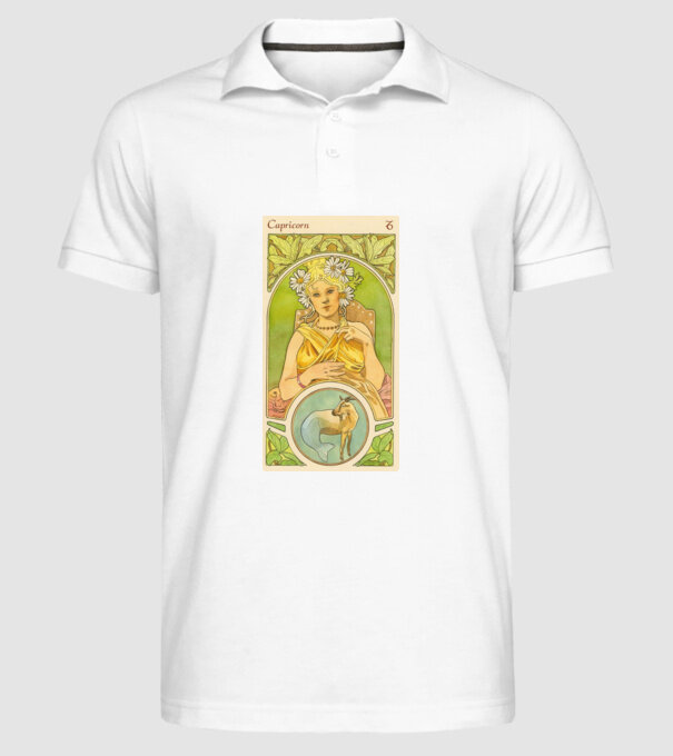 Horoscop Tarot CAPRICORNUL model alb pe tricou