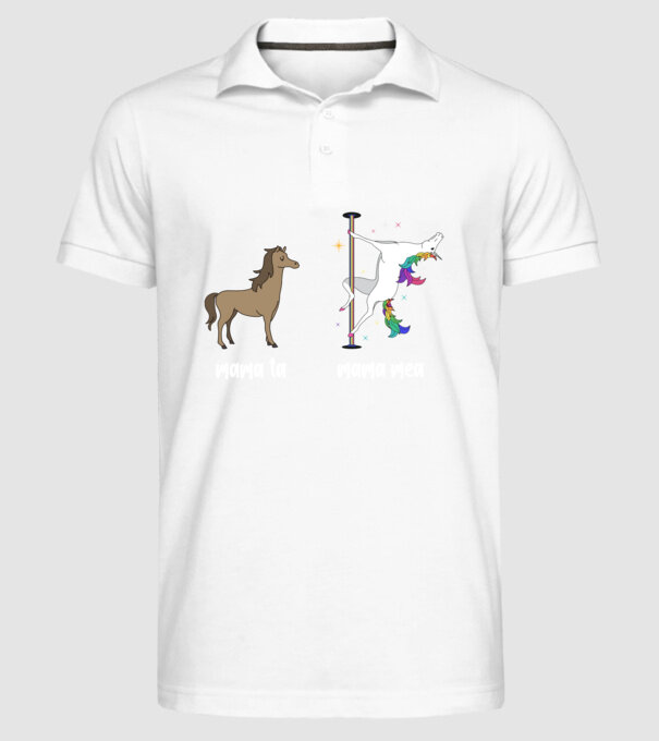 mama ta - mama mea model alb pe tricou
