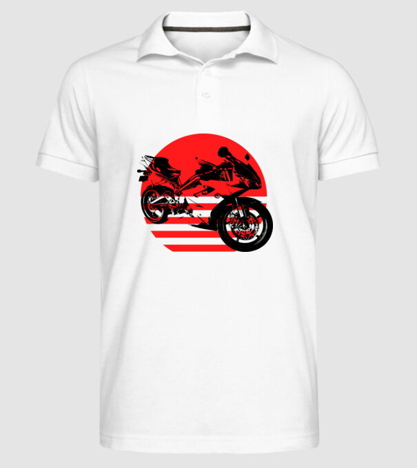 Katana model alb pe tricou