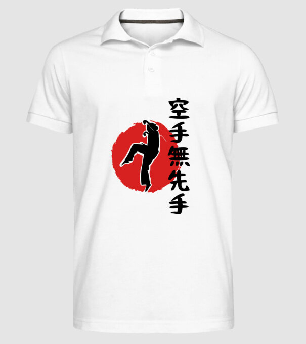 Larusso training japan model alb pe tricou